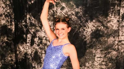 Michelle in her ballerina attire