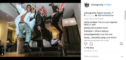 Screenshot of the Instagram post by Minus Gravity where they reveal that they have signed to Capitol Records.