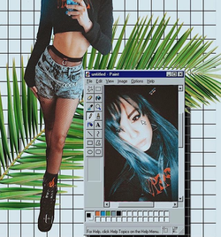 Vaporwave art of Montana Martz