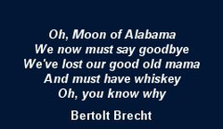 Quote from "Alabama Song"