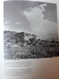 Mtein temple image from George W. Taylor's "The Roman Temples Of Lebanon - A Pictoral Guide" 1967 (credit Hagop Kazazian)