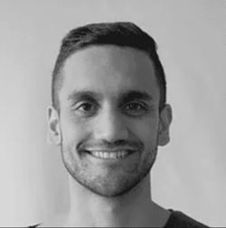 Black and white photo of Neal Khosla.
