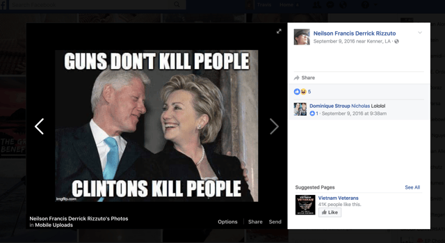 From his Facebook