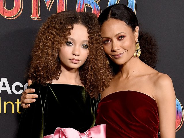 Nico Parker with Mom Thandie Newton