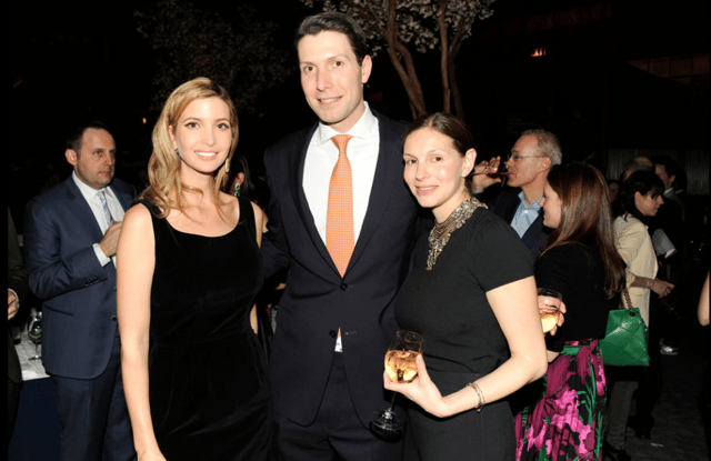 Nicole Meyer with her husband Joseph and her sister-in-law Ivanka Trump