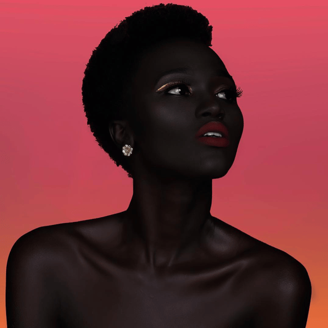 One of the professional modeling photos shared by Nyakim on her Social Media.