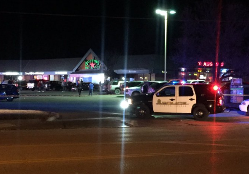 Heavy police presence