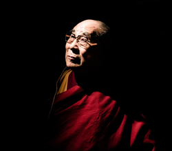 Photo of the Dalai Lama taken by Peter Rupercht