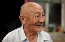 Set photo of one of the subjects from the documentary.