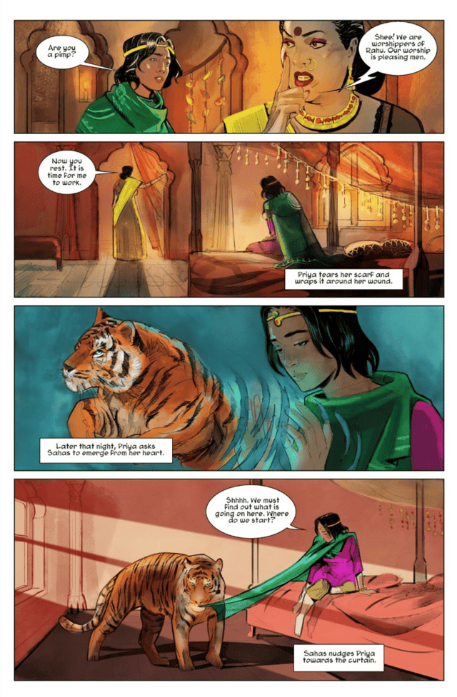 excerpt from Issue 3: Priya and the Lost Girls