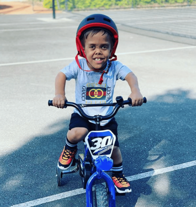 Quaden Bayles pictured in 2019