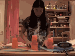 GIF of the stacking video of Nedrow that Skrillex sampled for Scary Monsters and Nice Sprites