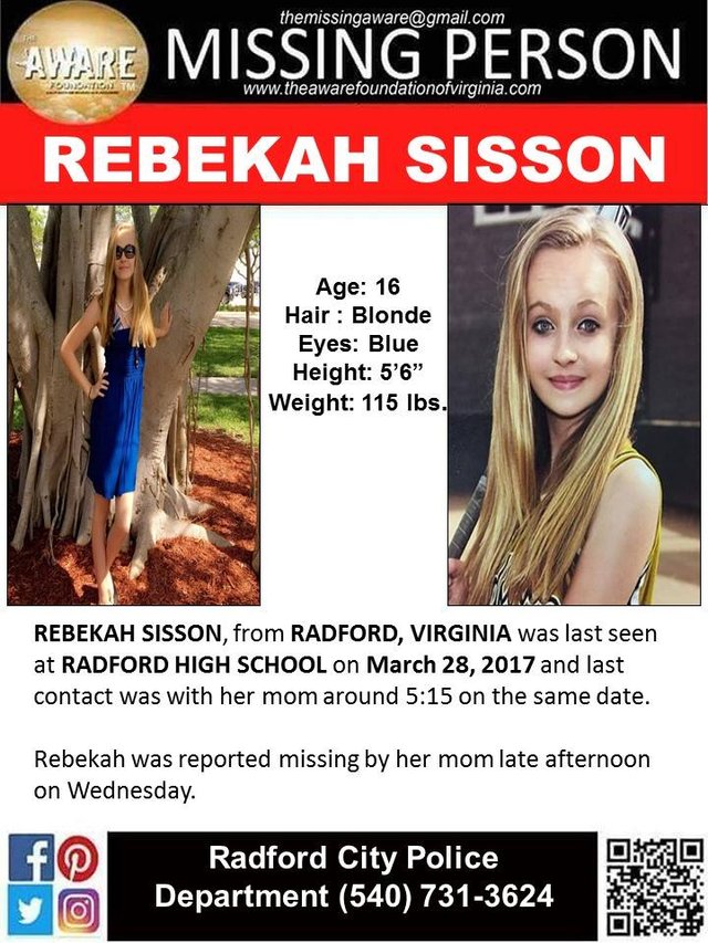 Missing Person Poster