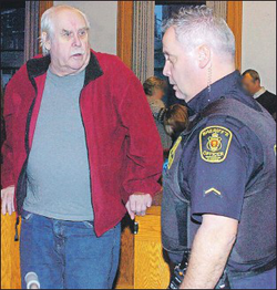 Photo of Reginald O'Keefe at his sentencing in 2016.