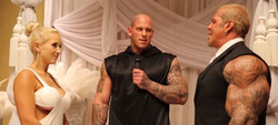 Sara Piana and Rich Piana at their wedding