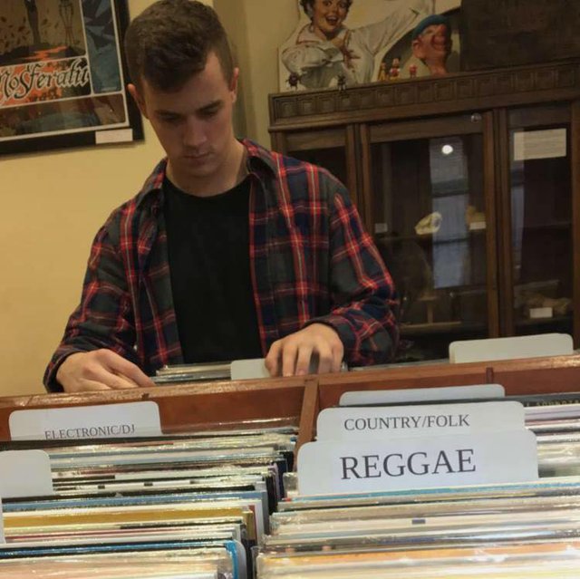 Looking at Vinyl records
