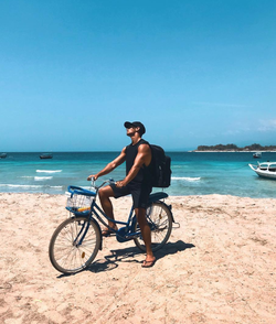 Sergio at the beach