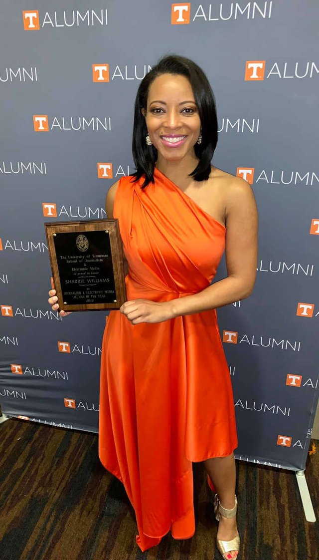 Sharrie Williams's Alumni Award