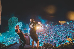 Subtronics and Dirt Monkey playing at Lost Lands in 2018