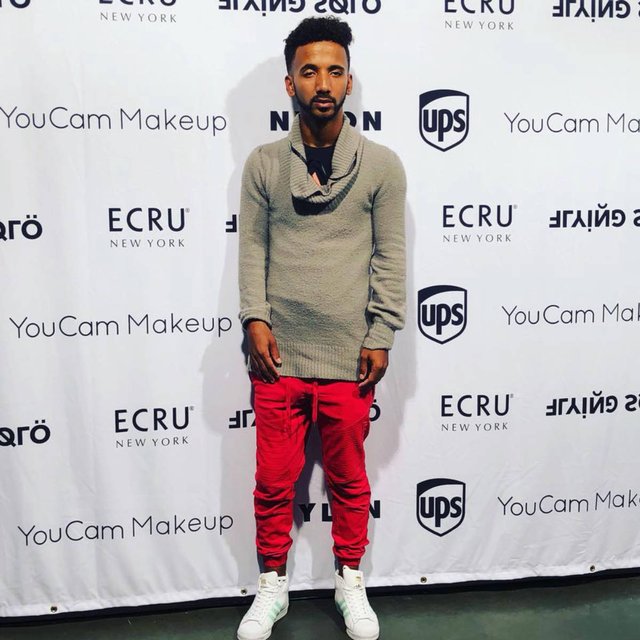 British publishing heir Sultan H. Khane II attends the Flying Solo fashion show in New York City (date unknown.)