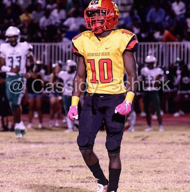 On the field