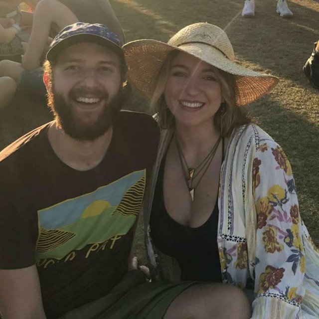 Photo of Taliesin and his girlfriend Ellie Lawr