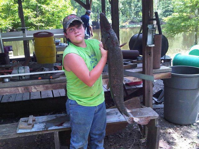 Taylor enjoyed fishing