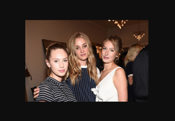 Photo of Uma Von Wittkamp with her friends at a fancy gala.