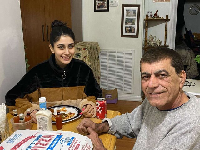 A picture with her dad
