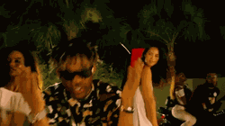 GIF of WAV3POP from the music video for the song, "Addicted".