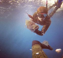 Photo of William Duple Snorkling.