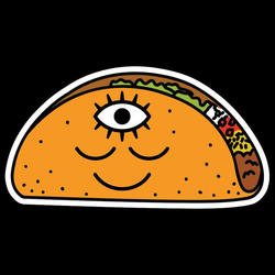 Woke taco sticker
