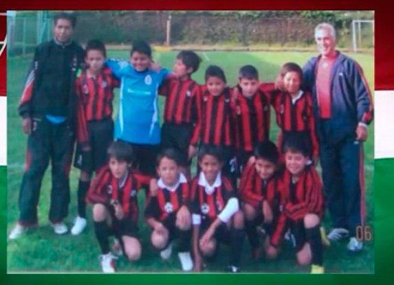 Yael Alberto Patino - Adir Cid Rodriguez escuela - AC Milan