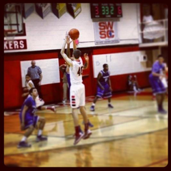 Shooting a 3-pointer
