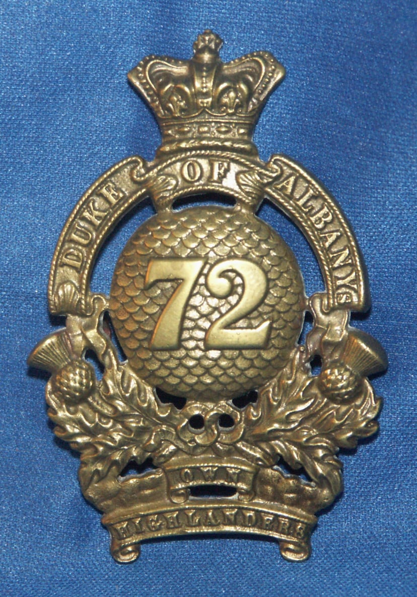 72nd Regiment, Duke of Albany's Own Highlanders