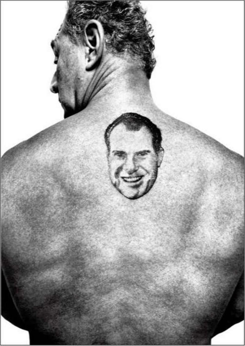 Roger Stone's Nixon Tattoo