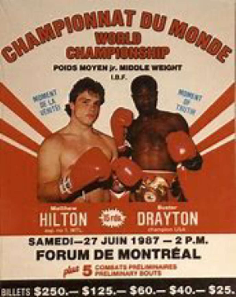 Matthew Hilton vs. Buster Drayton