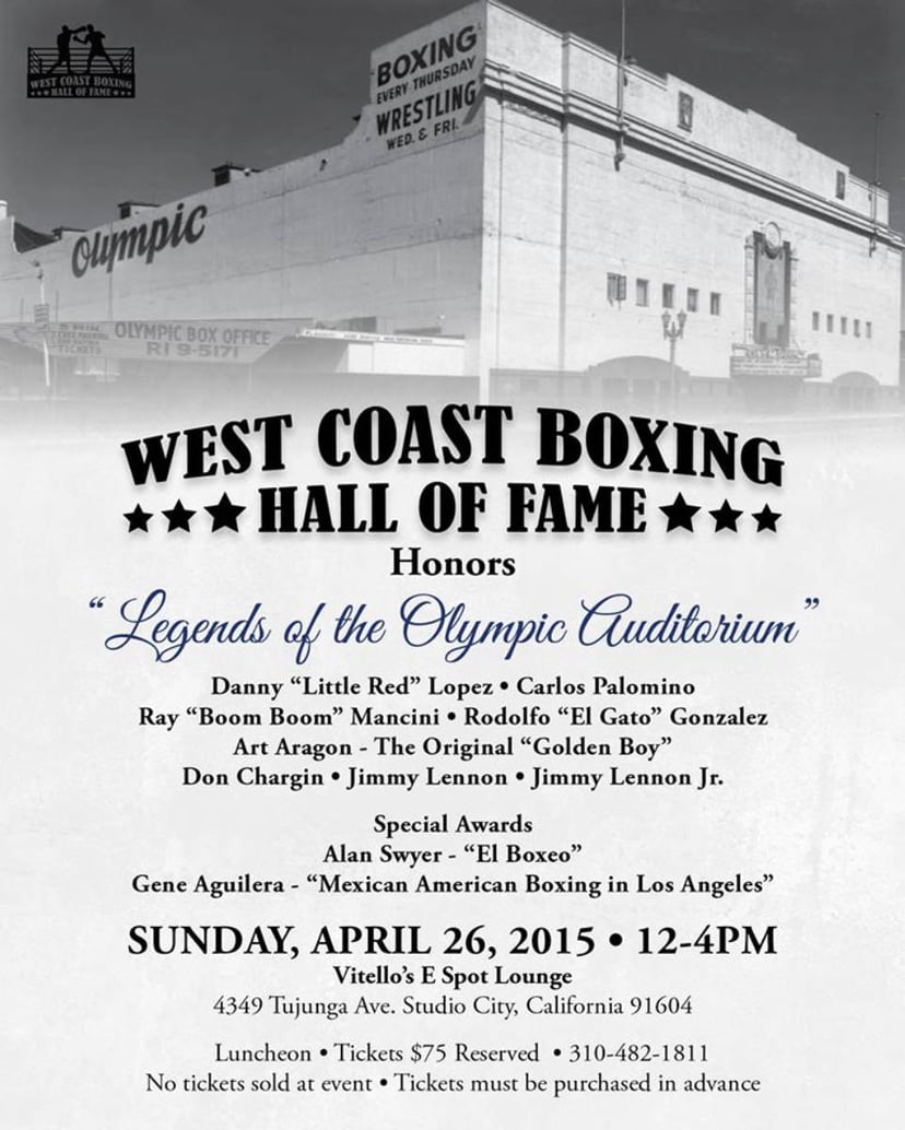 West Coast Boxing Hall Of Fame