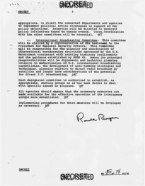 National Security Decision Directive 77