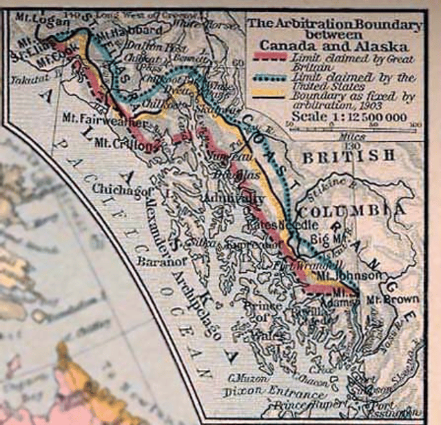 Parallel 54°40′ north