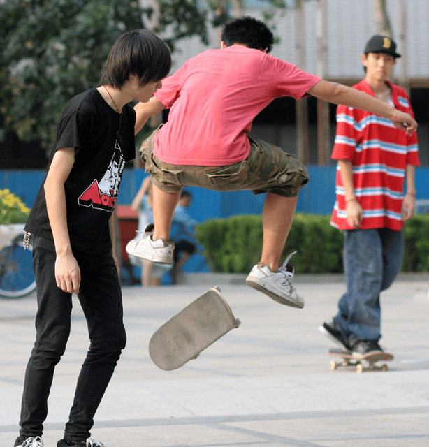 Skateboarding