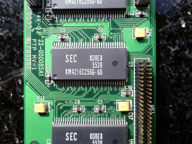 Video RAM (dual-ported DRAM)
