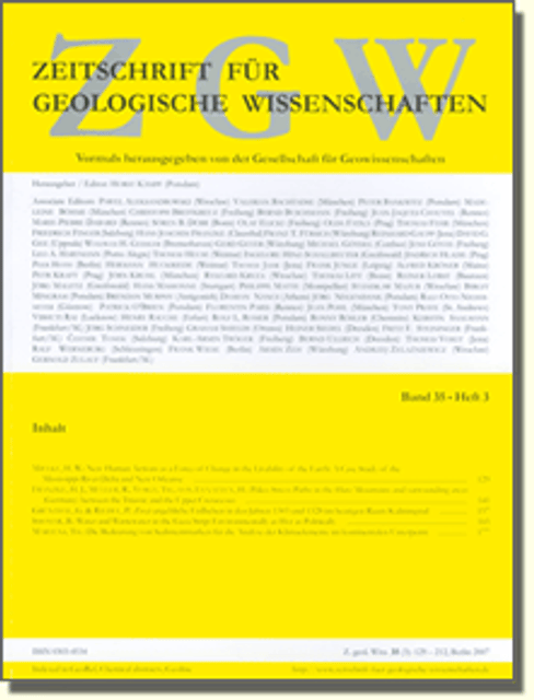 Zeitschrift für Geologische Wissenschaften