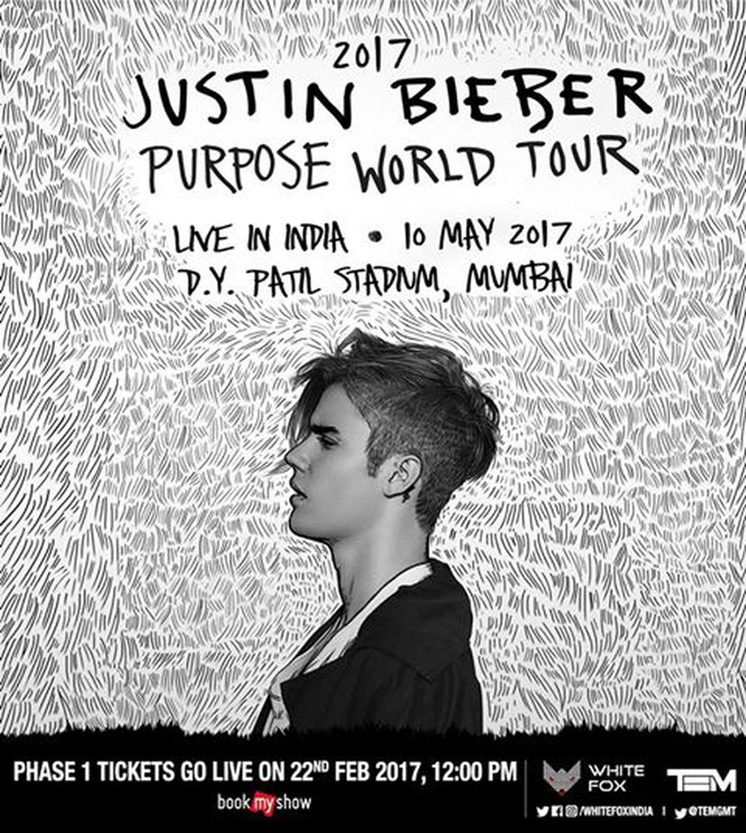 Justin Bieber's India Concert 2017