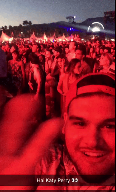 Katy Perry Smoking at Coachella 2016