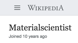 Materialscientist (Wikipedia Editor)