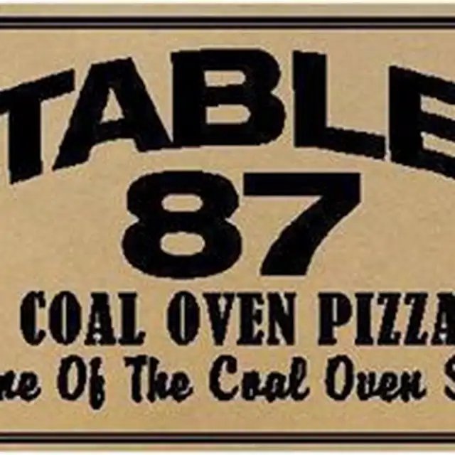 Table 87 Coal Oven Pizza