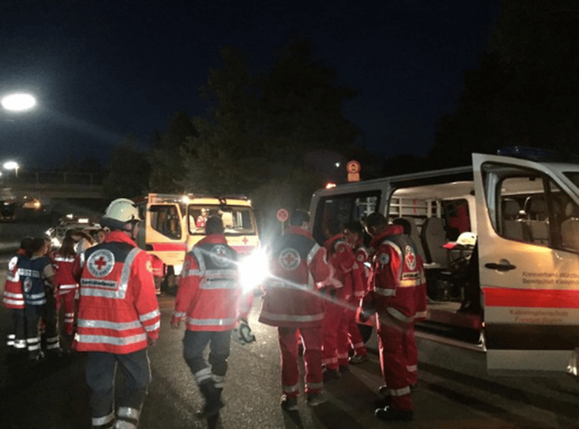 Train Axe Attack near Würzburg, Germany